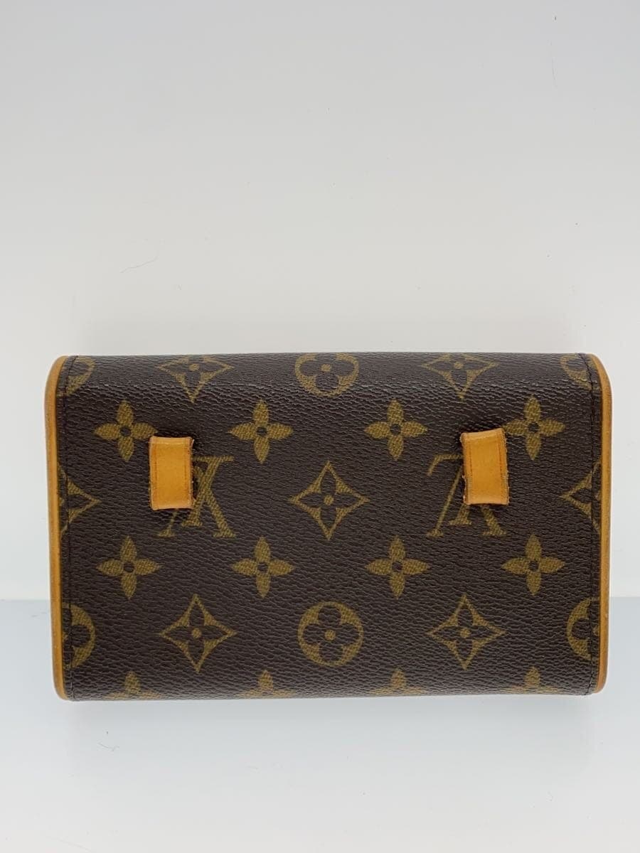 LOUIS VUITTON Pochette Florentine _Monogram Canvas PVC BRW 3