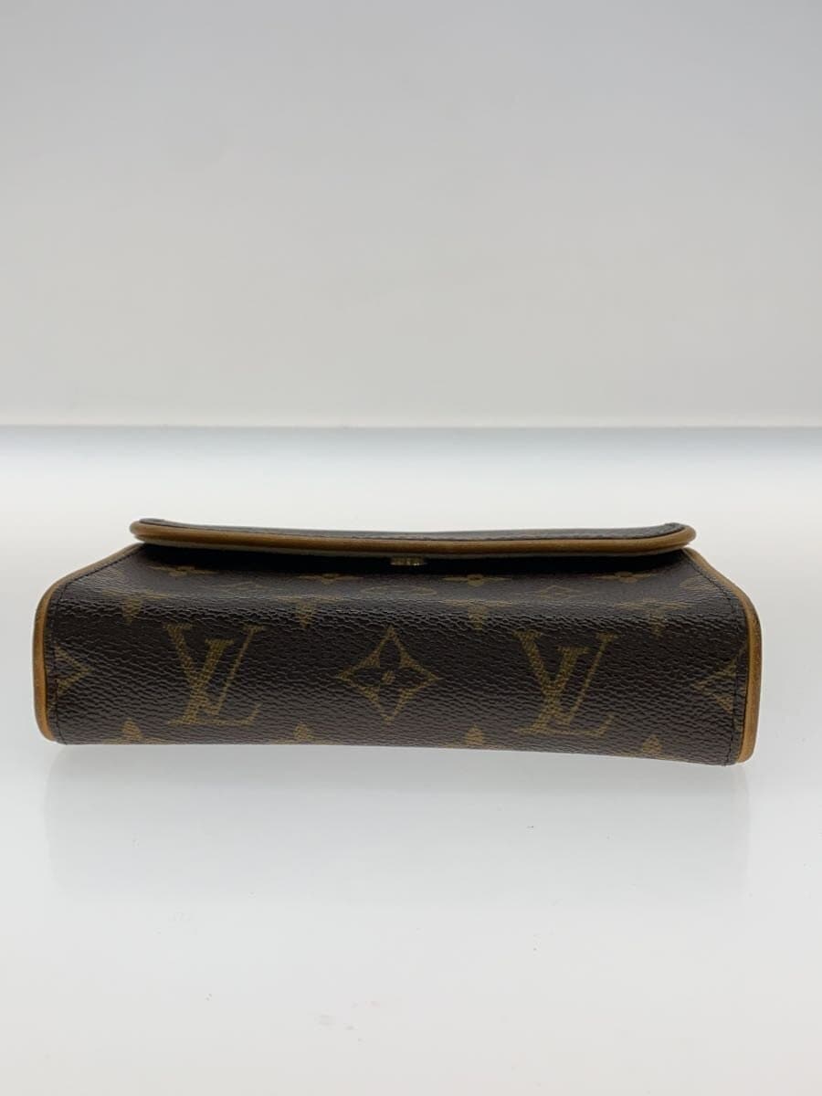 LOUIS VUITTON Pochette Florentine _Monogram Canvas PVC BRW 4