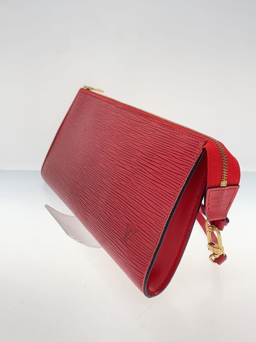 LOUIS VUITTON Pochette Accessoires_Epi Leather Red 2