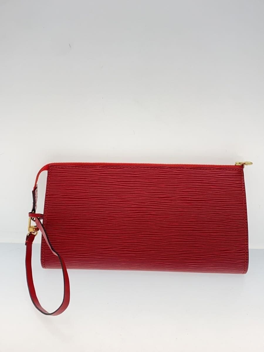 LOUIS VUITTON Pochette Accessoires_Epi Leather Red 3