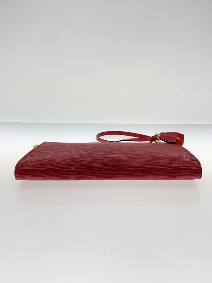 LOUIS VUITTON Pochette Accessoires_Epi Leather Red 4