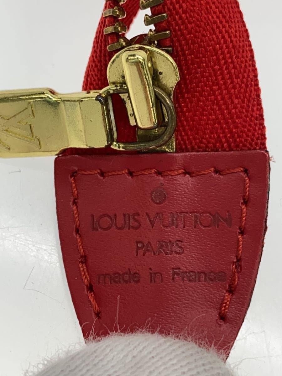 LOUIS VUITTON Pochette Accessoires_Epi Leather Red 5