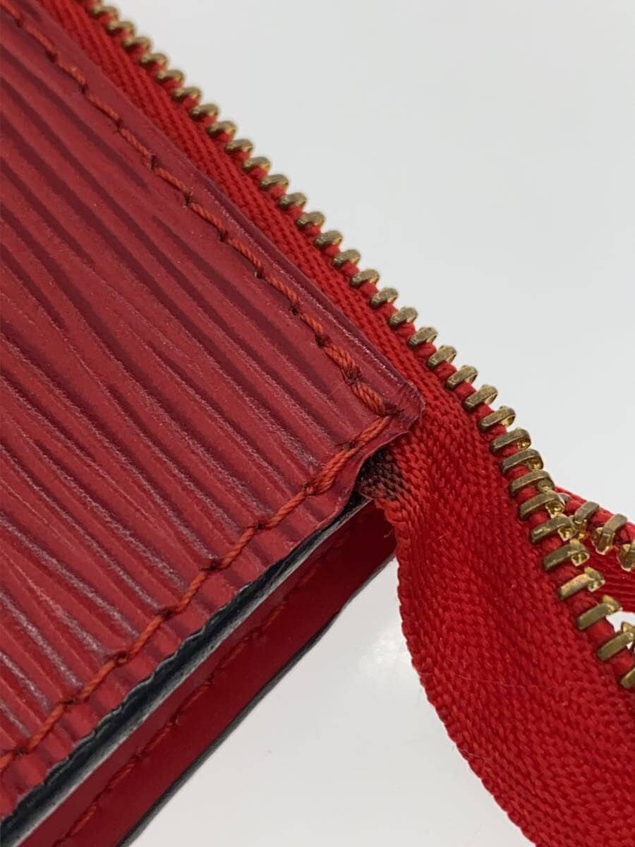 LOUIS VUITTON Pochette Accessoires_Epi Leather Red 7
