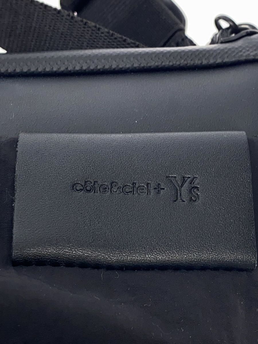 Y’s x COTE&CIELORNE Shoulder Bag Nylon Black YA-I42-997 5