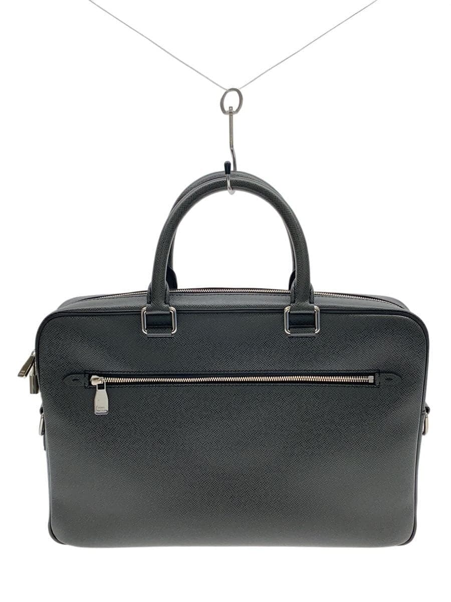 LOUIS VUITTON Porto Documents Business MMNM_Taiga Cowhide Black