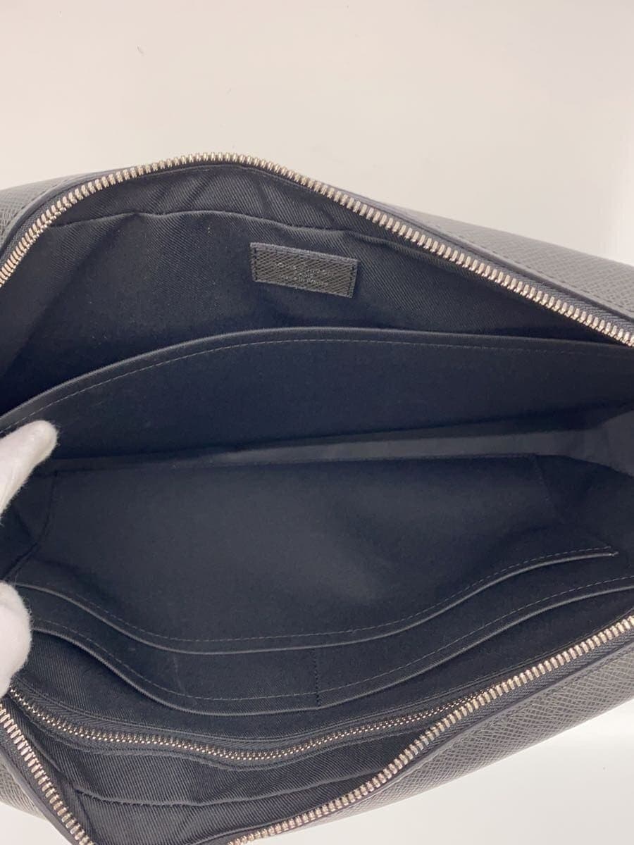 LOUIS VUITTON Porto Documents Business MMNM_Taiga Cowhide Black 6