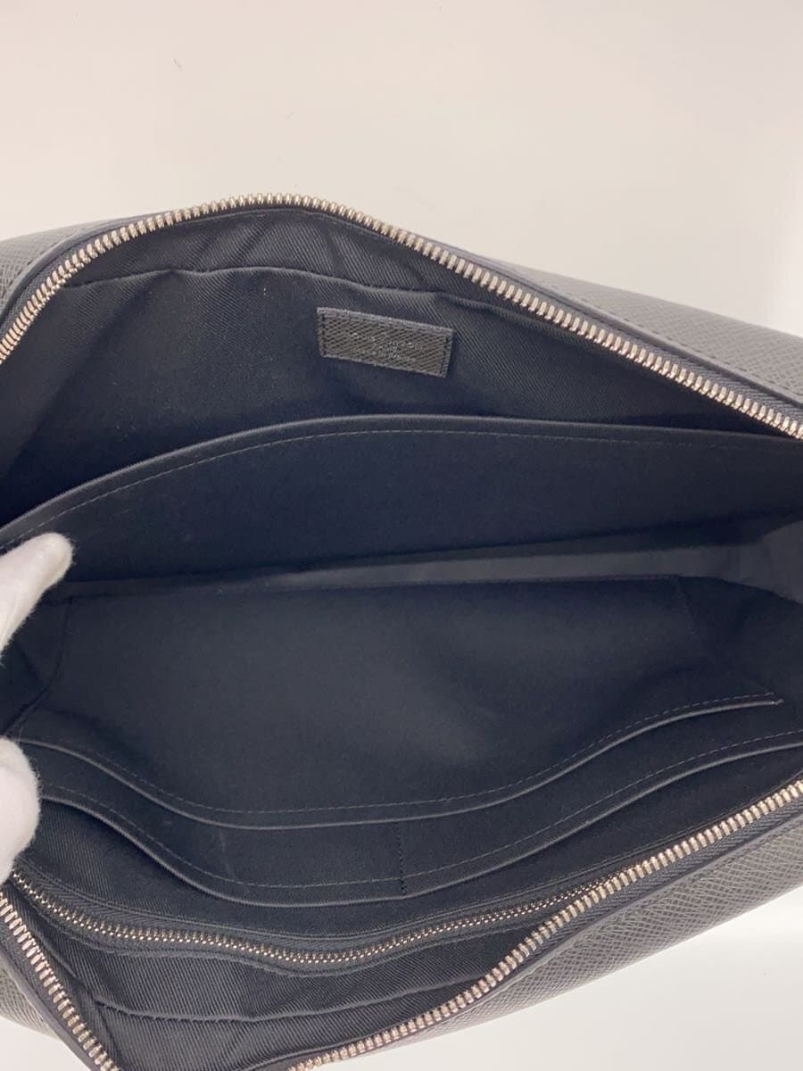 LOUIS VUITTON Porto Documents Business MMNM_Taiga Cowhide Black 6