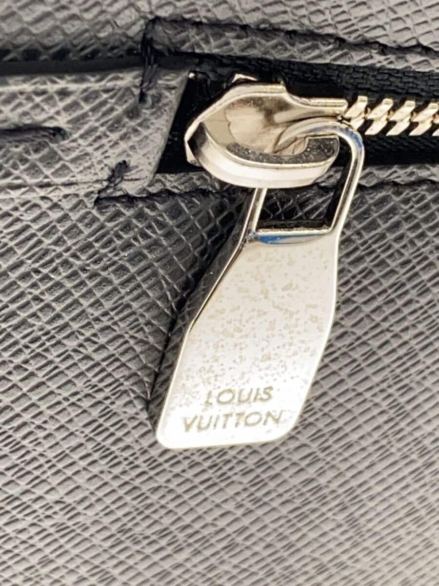 LOUIS VUITTON Porto Documents Business MMNM_Taiga Cowhide Black 7