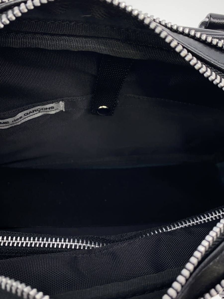 COMME des GARCONS Handbag Leather Black OZ-K 223 6