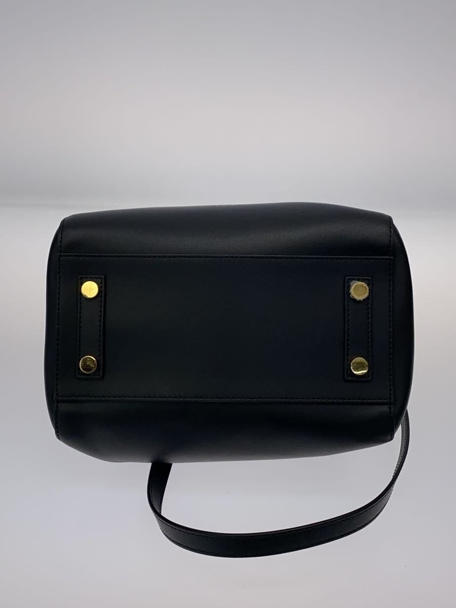 sacai SMALL PURSKET BAG Handbag Leather Black Shoulder Strap 4