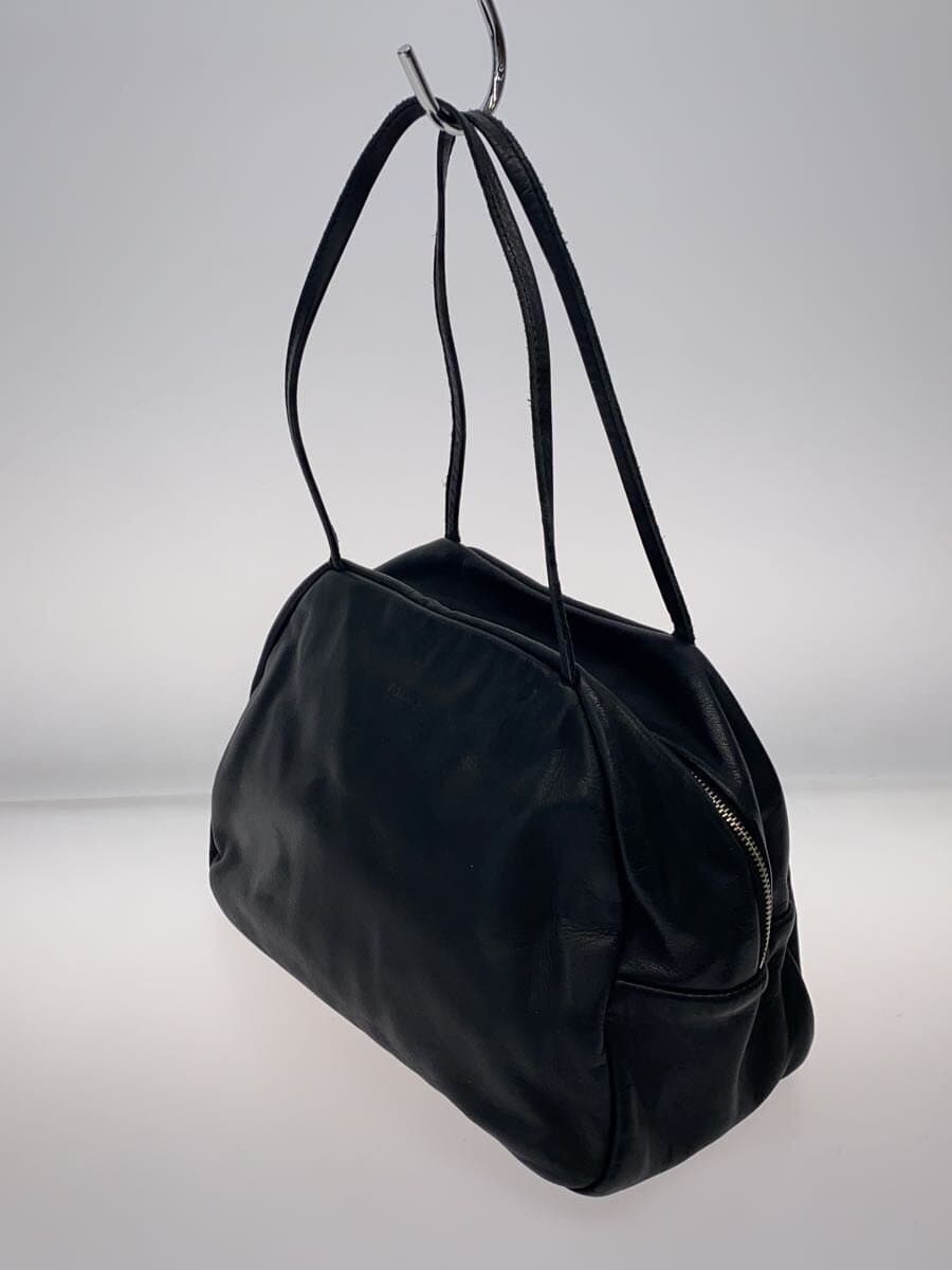 Folna Soft Leather Boston Bag Leather Black 2
