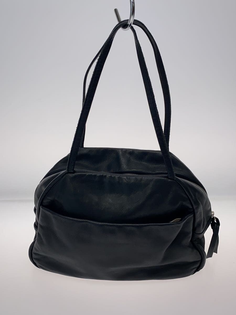 Folna Soft Leather Boston Bag Leather Black 3