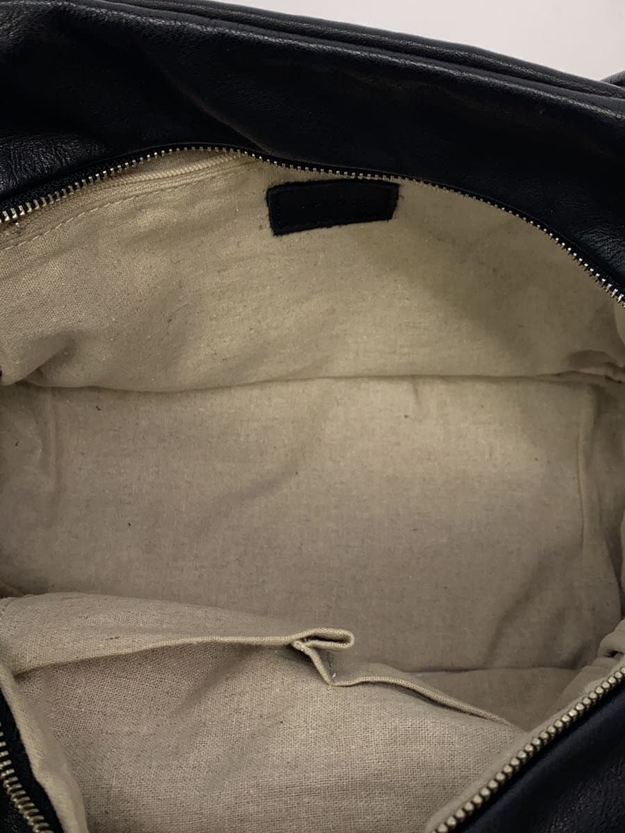 Folna Soft Leather Boston Bag Leather Black 6