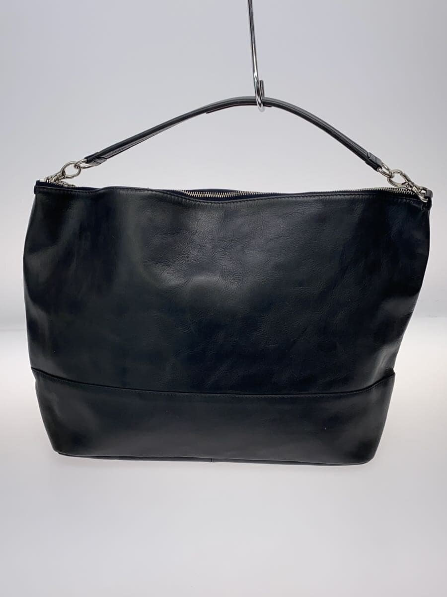 SHIPS Tote Bag Leather Black 3