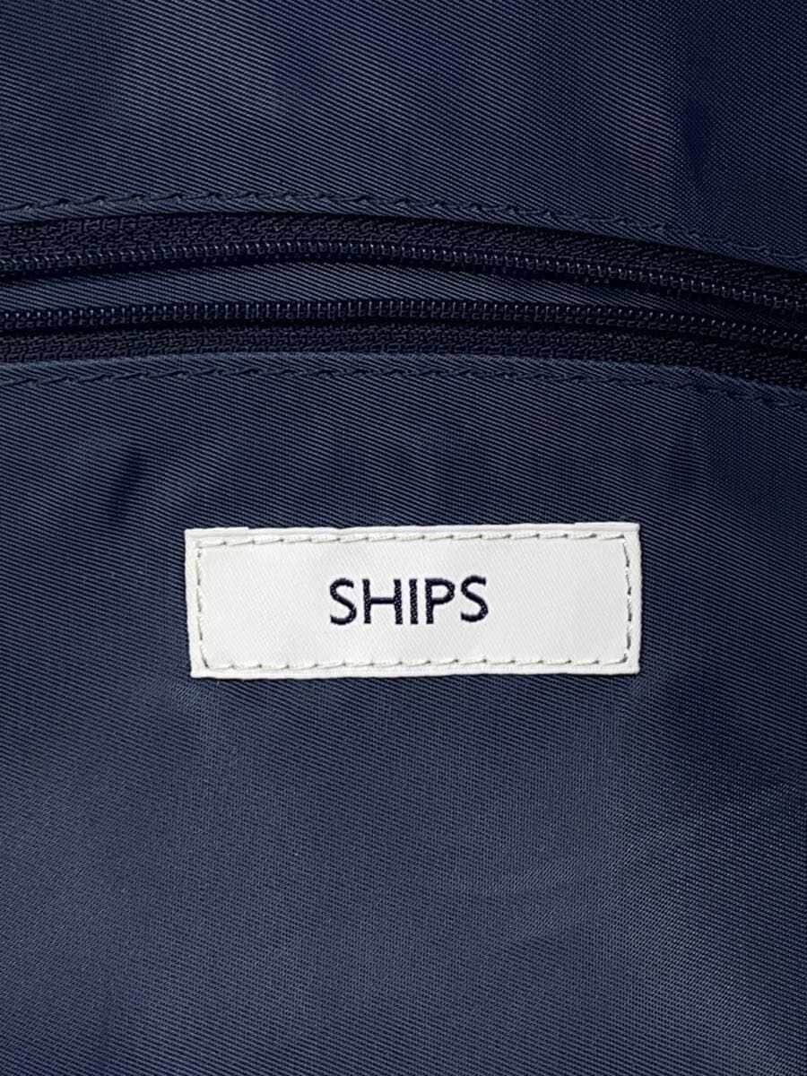 SHIPS Tote Bag Leather Black 5