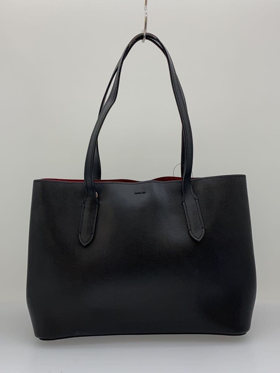 COACHA4 Tote Bag Leather BLK F48733 3