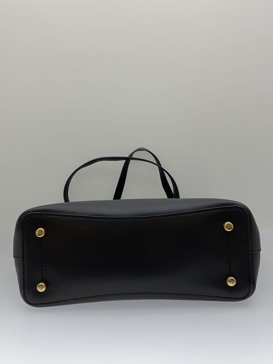 COACHA4 Tote Bag Leather BLK F48733 4