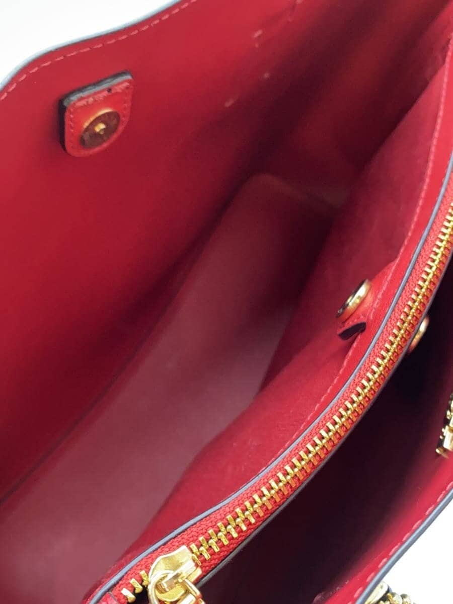 COACHA4 Tote Bag Leather BLK F48733 6