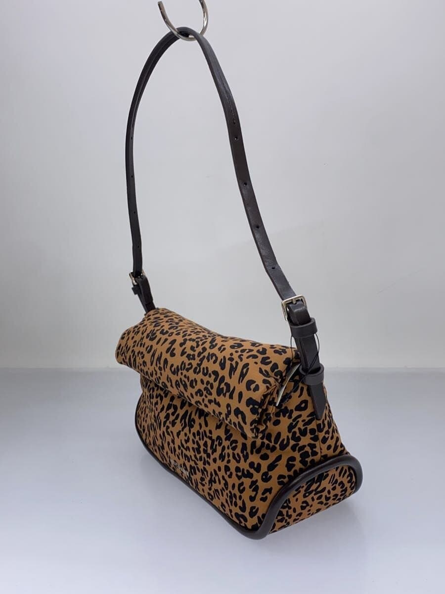 ADD CULUMNROLLA S LEOPARD Shoulder Bag Polyester Brown Leopard A25W02B422 2