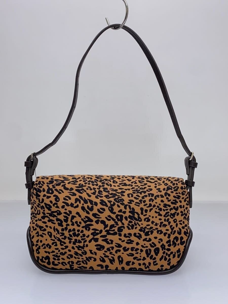 ADD CULUMNROLLA S LEOPARD Shoulder Bag Polyester Brown Leopard A25W02B422 3