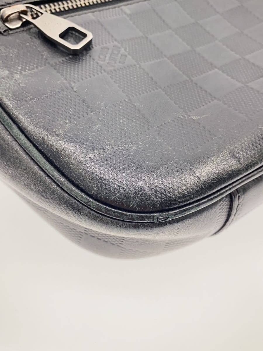 LOUIS VUITTON Ombre _Damier Infini Leather Black 8