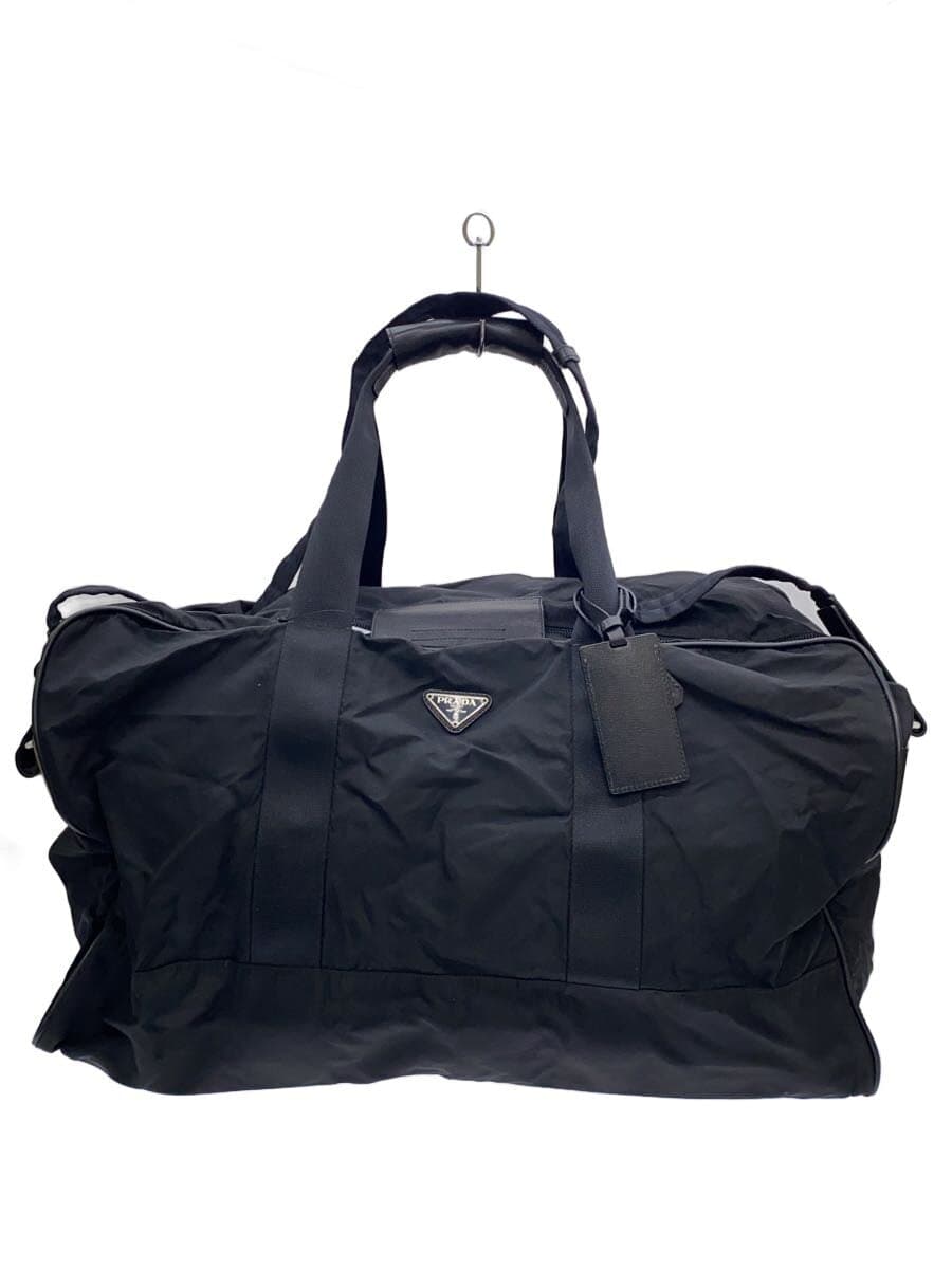 PRADA Boston Bag Nylon Black V70