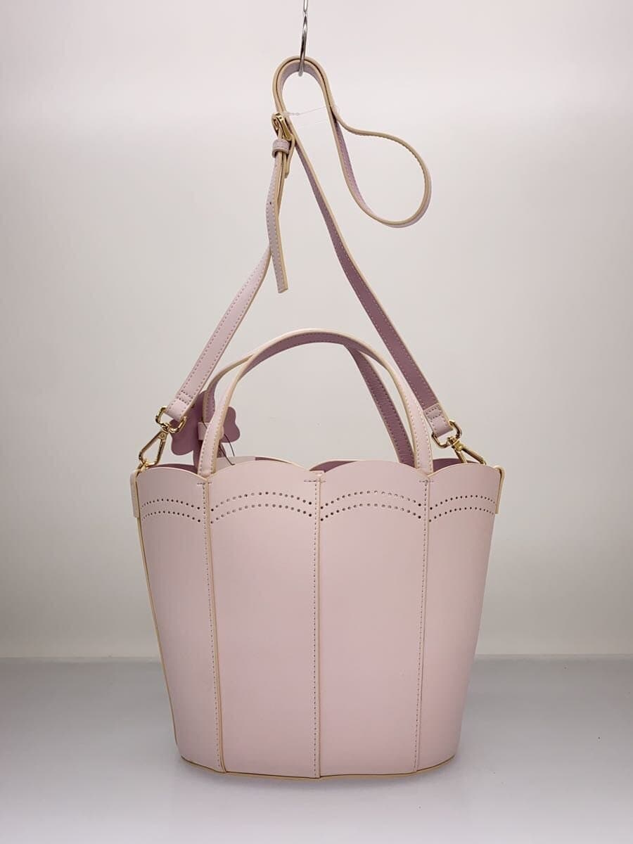 TOCCAPRIMULA PETAL Leather Bag Shoulder Bag Leather Pink 3