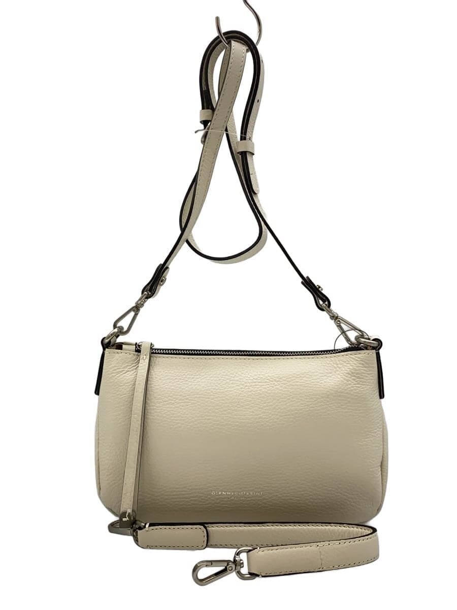 GIANNI CHIARINI shoulder bag leather white