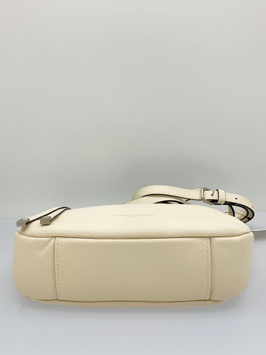 GIANNI CHIARINI shoulder bag leather white 4