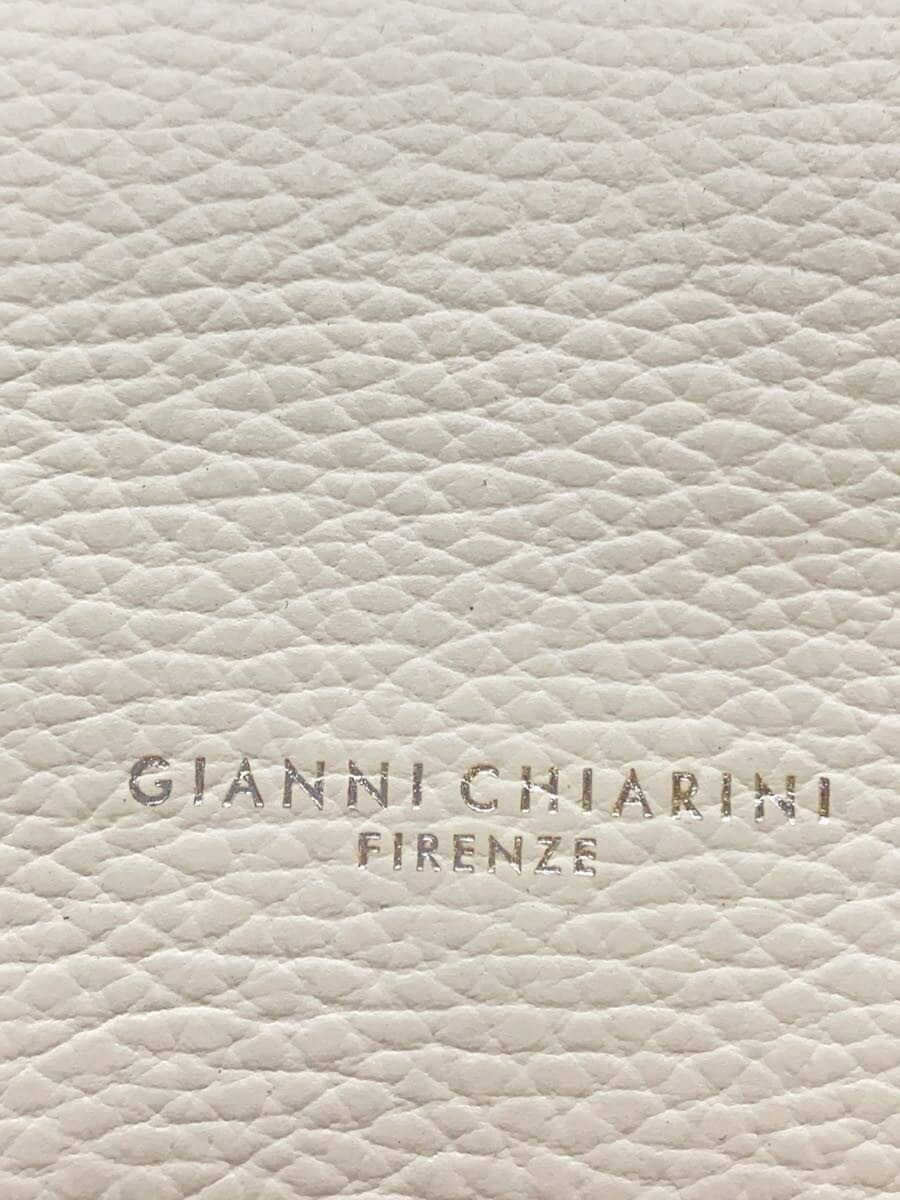 GIANNI CHIARINI shoulder bag leather white 5