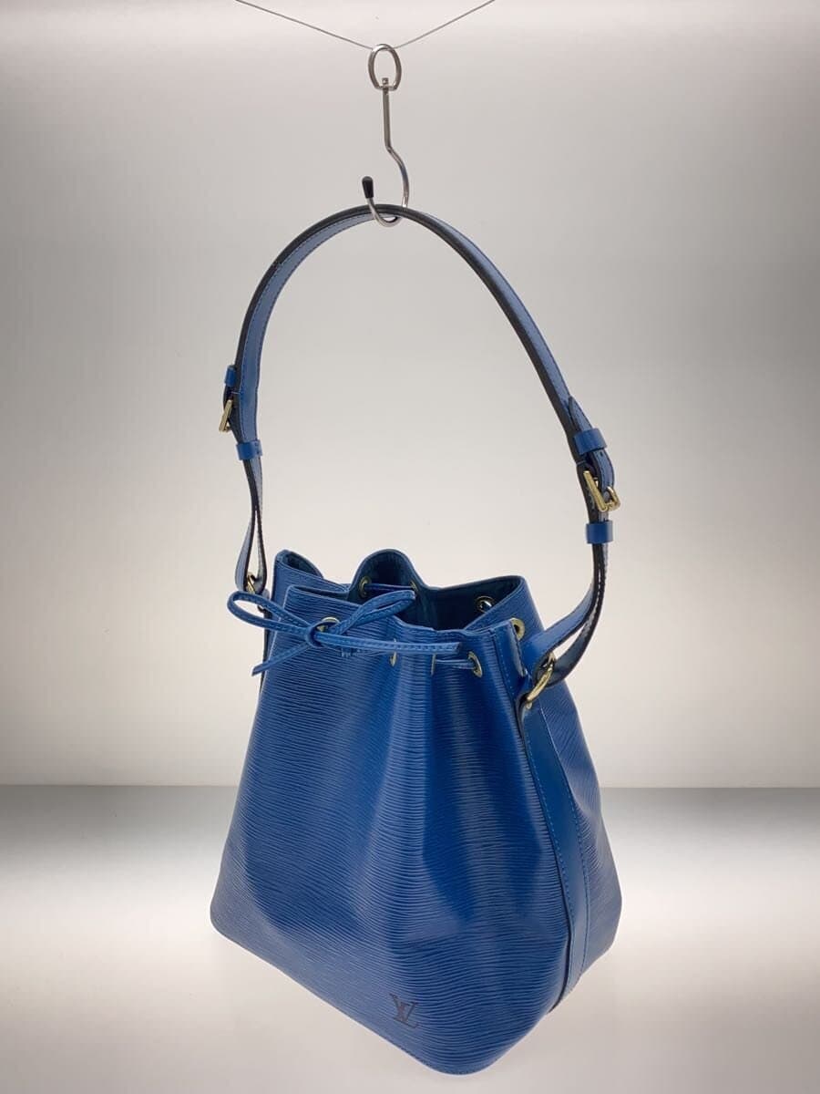 LOUIS VUITTON Petit Noé_Epi Leather Blue M44105 2