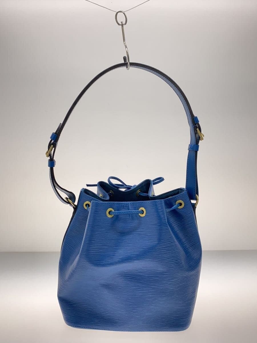 LOUIS VUITTON Petit Noé_Epi Leather Blue M44105 3