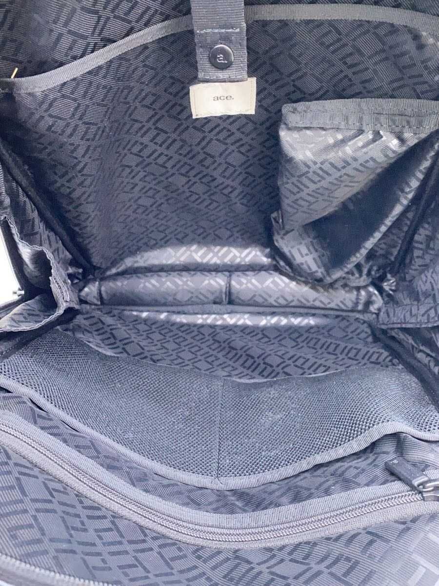 ace. Backpack Faux Leather Black 6