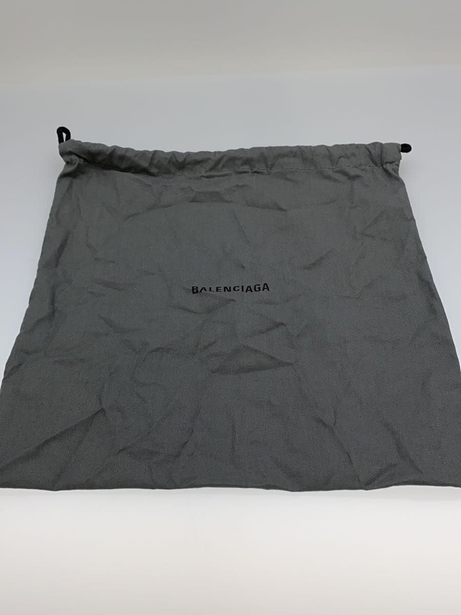 BALENCIAGA EVERYDAY DRAWSTRING BUCKET Shoulder Bag Leather Black 638342 7