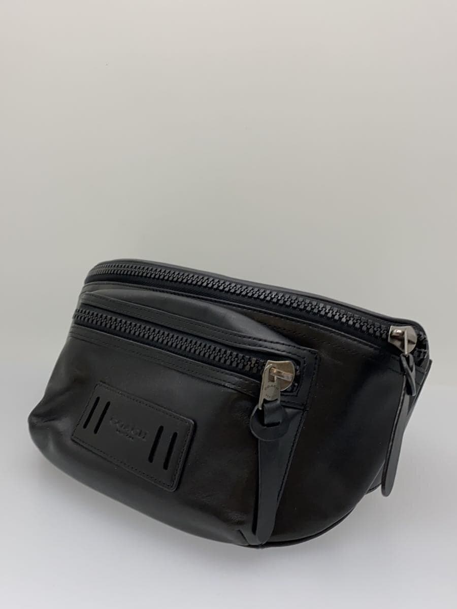 COACH body bag shoulder bag leather BLK F75776 2