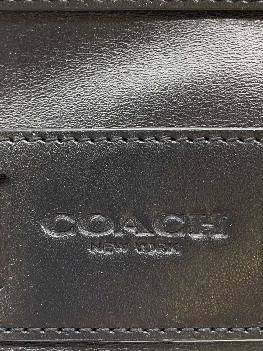 COACH body bag shoulder bag leather BLK F75776 5