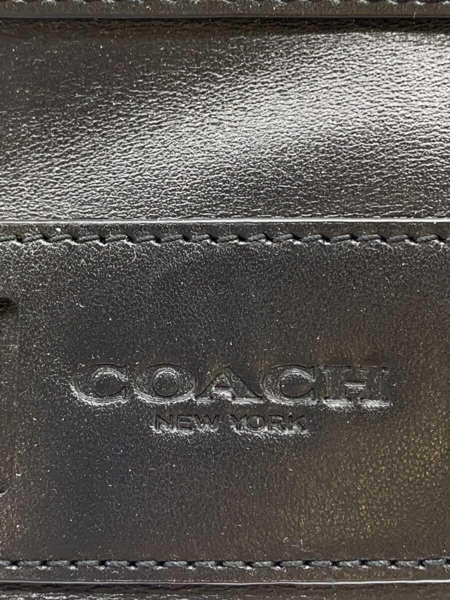 COACH body bag shoulder bag leather BLK F75776 5
