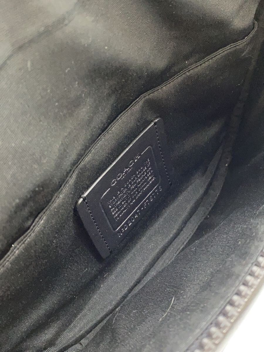 COACH body bag shoulder bag leather BLK F75776 6
