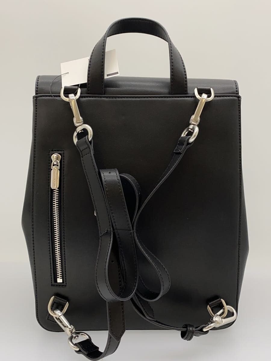 CHARLES&KEITH Front Flap Structured Backpack BLK 60681127 23L7 W 3