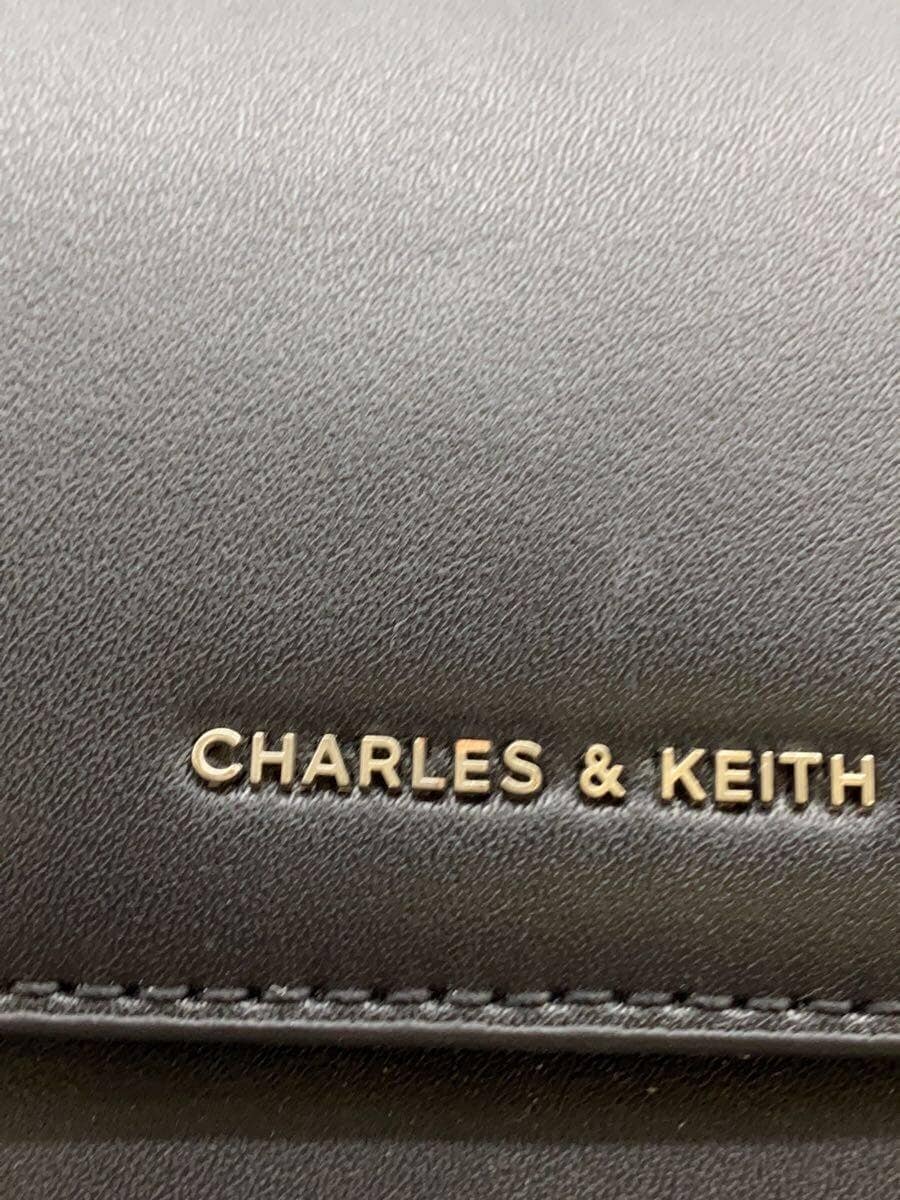 CHARLES&KEITH Front Flap Structured Backpack BLK 60681127 23L7 W 5