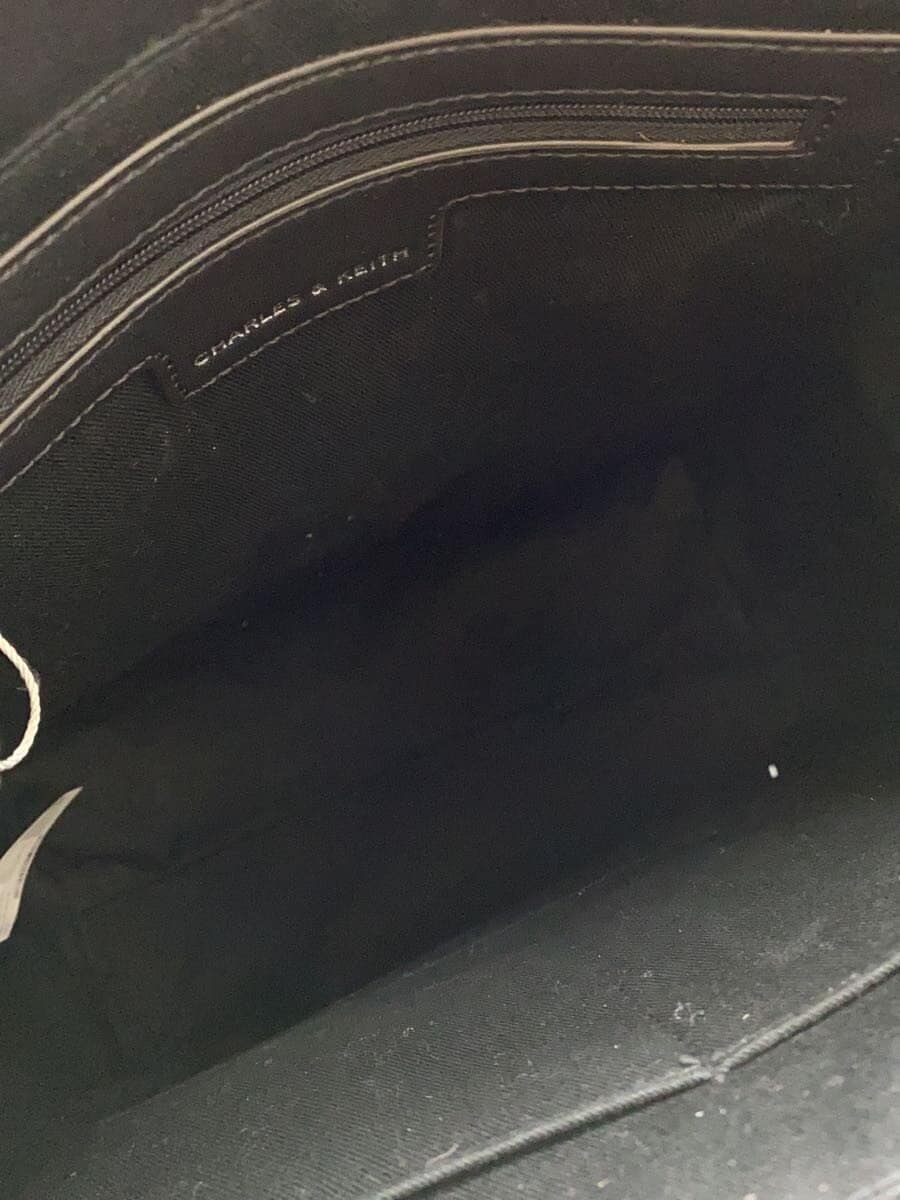 CHARLES&KEITH Front Flap Structured Backpack BLK 60681127 23L7 W 6