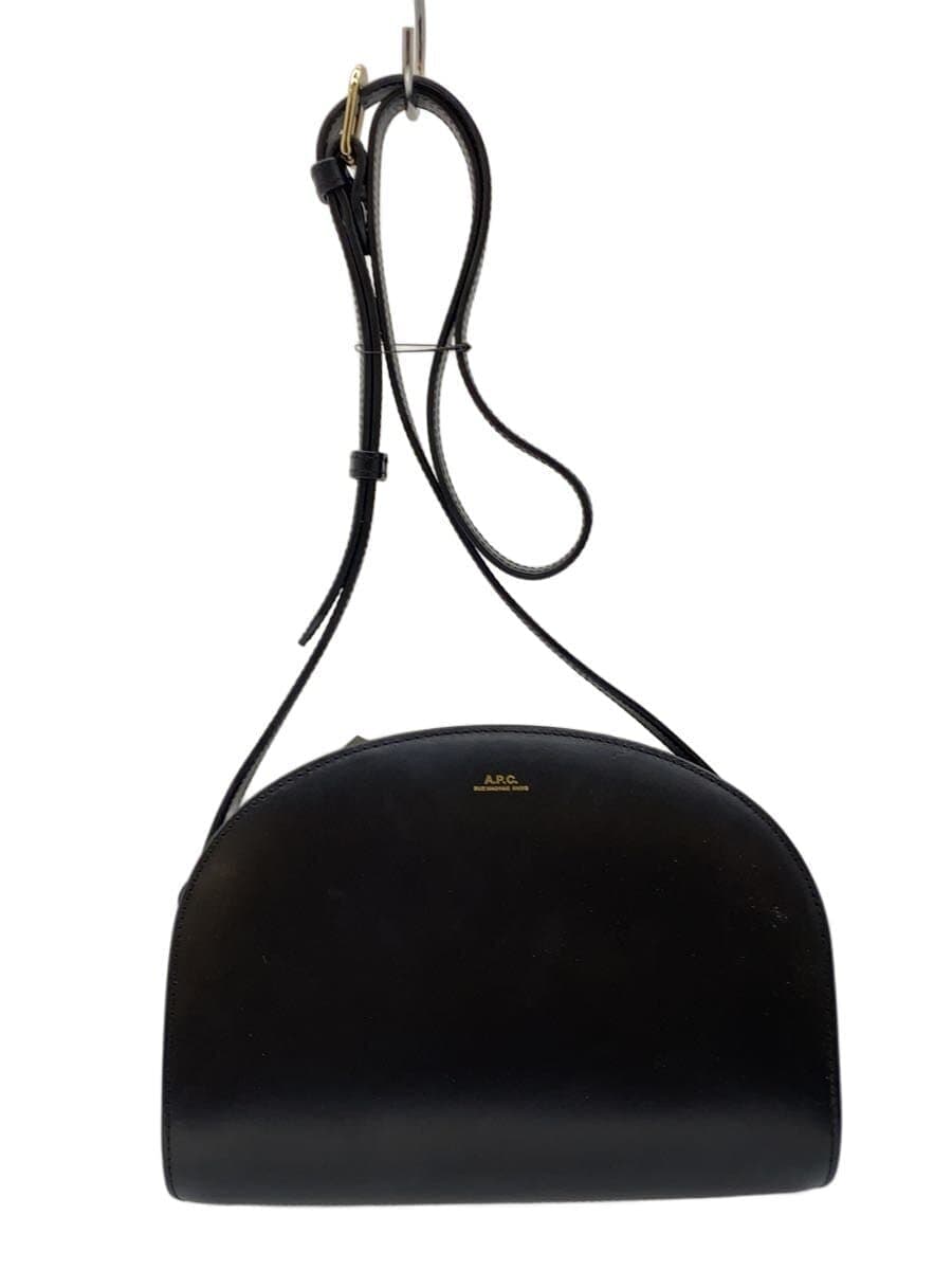 A.P.C. Shoulder Bag Cow Leather BLK