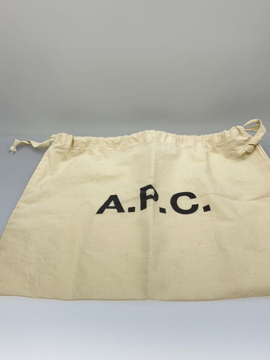 A.P.C. Shoulder Bag Cow Leather BLK 7