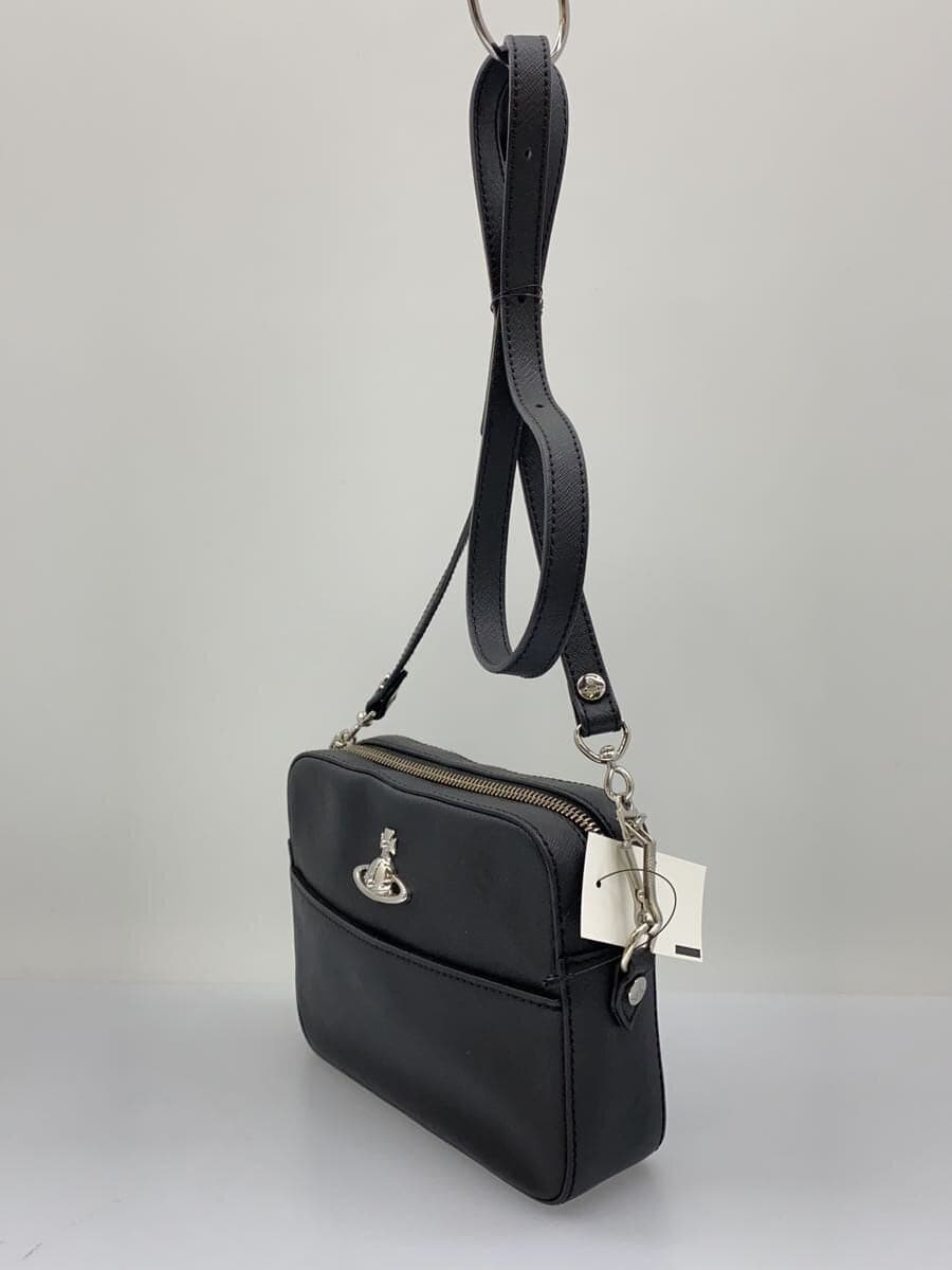 Vivienne Westwood CAMERA BAG Shoulder Bag Leather Black 43030064 2