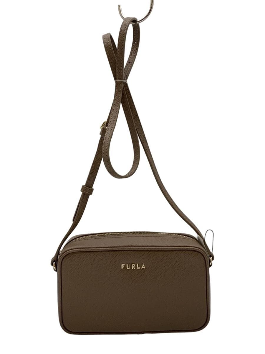FURLACLASSIC Shoulder Bag Leather Gray WE00600