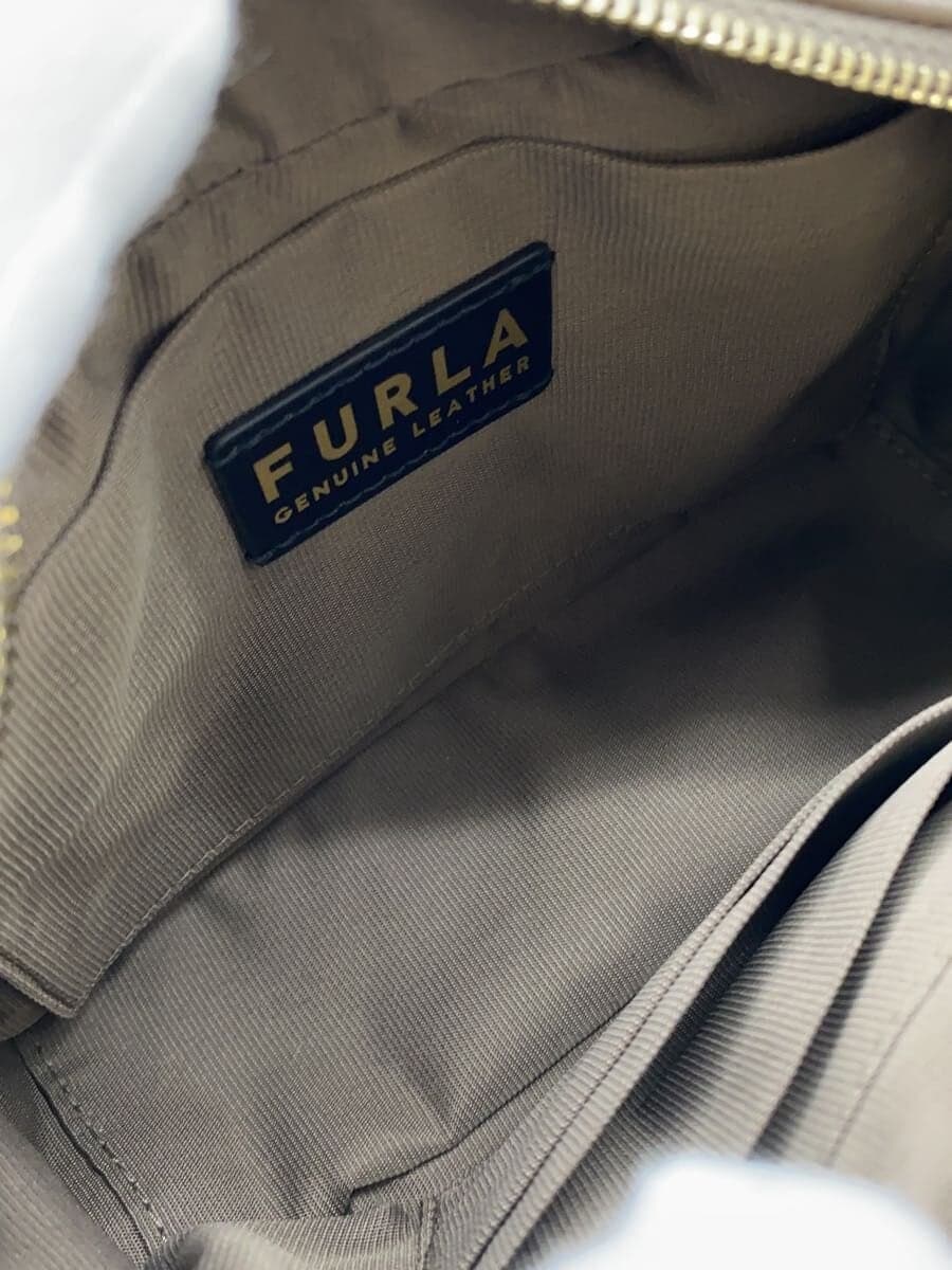 FURLACLASSIC Shoulder Bag Leather Gray WE00600 6
