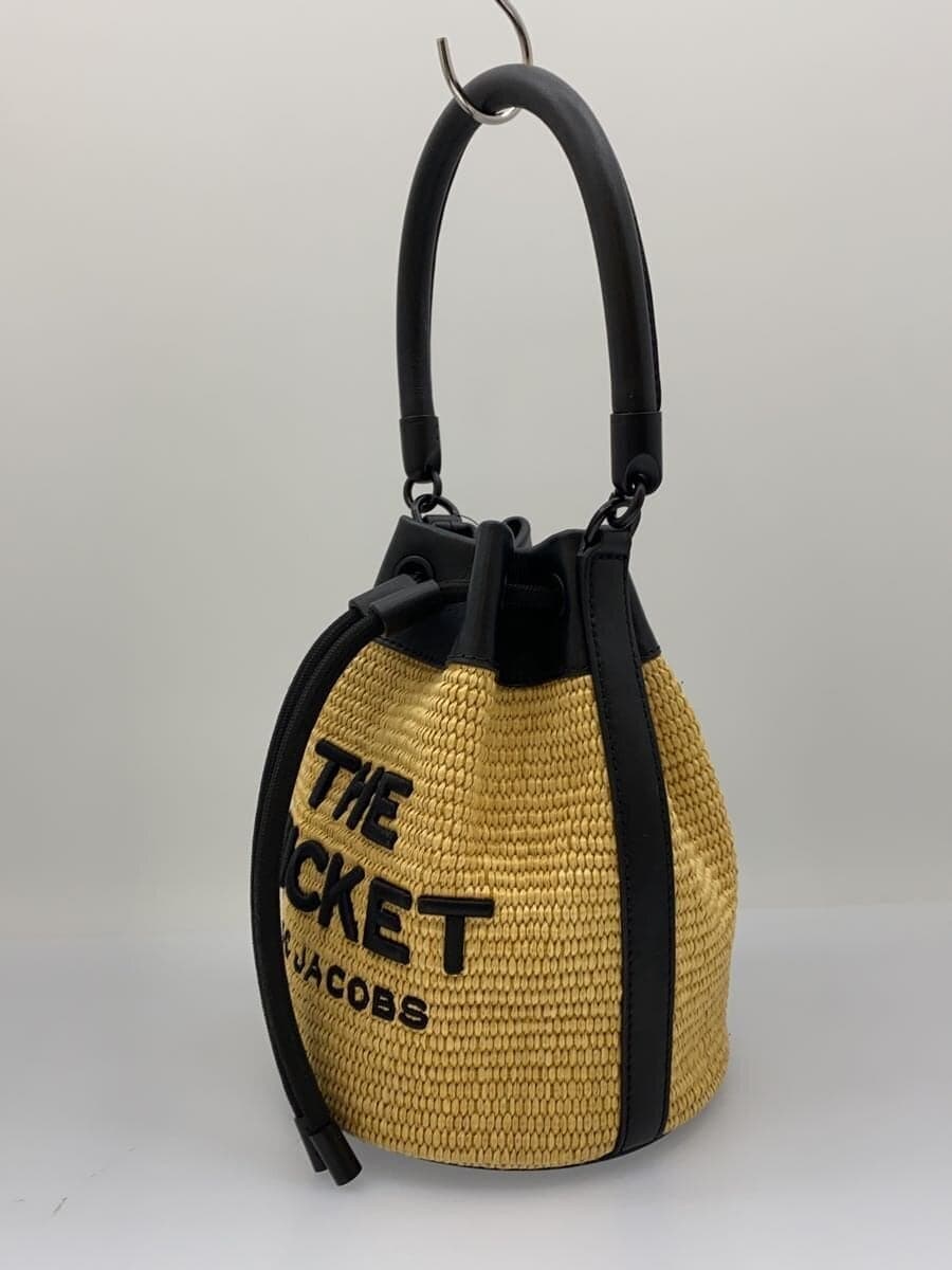 MARC JACOBS THE WOVEN BUCKET BAG Shoulder Bag Beige 2