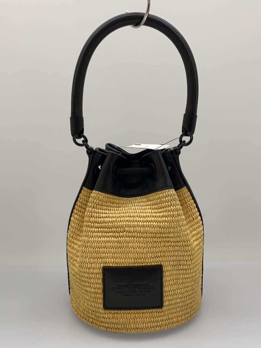 MARC JACOBS THE WOVEN BUCKET BAG Shoulder Bag Beige 3