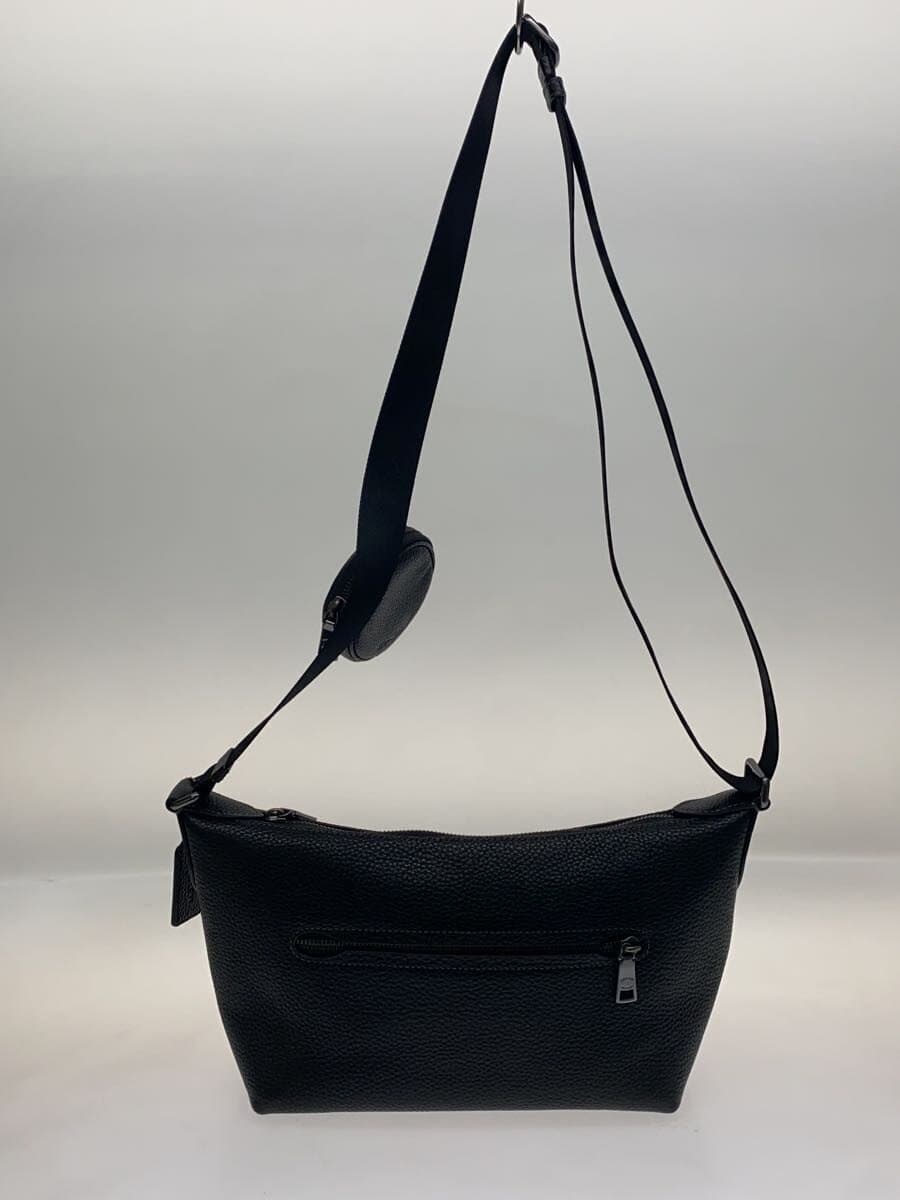 COACH Small Fin Crossbody Bag Leather Black CCG20 3
