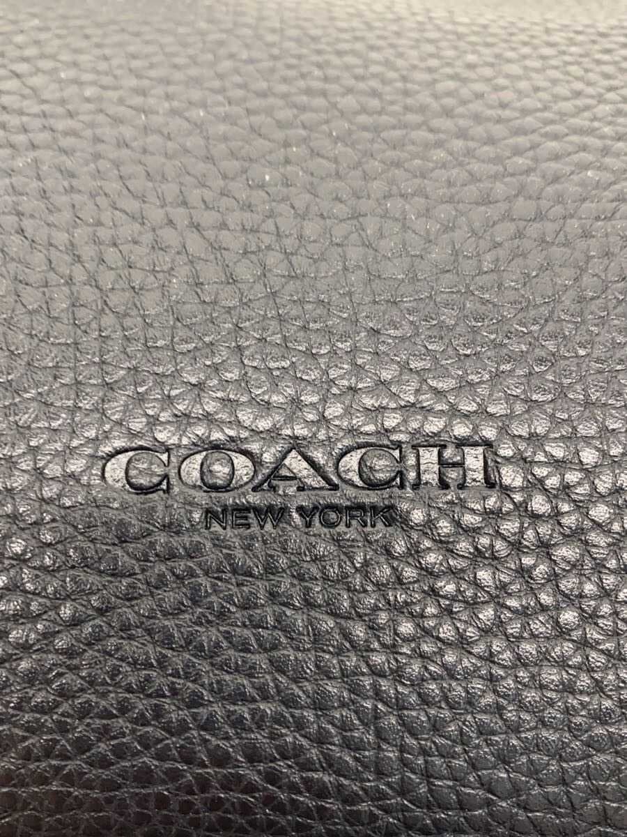COACH Small Fin Crossbody Bag Leather Black CCG20 5